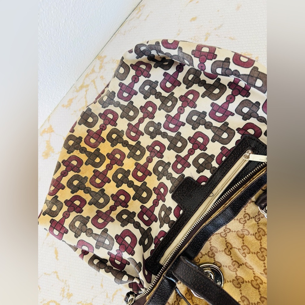 GUCCI Vintage Canvas GG Monogram Bag - Picture 11 of 12